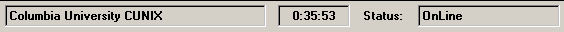(Screen Shot of Status Bar)